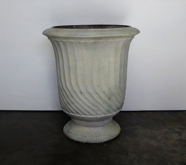 Anduze Urn - Striped Classic Stone 1mtr
